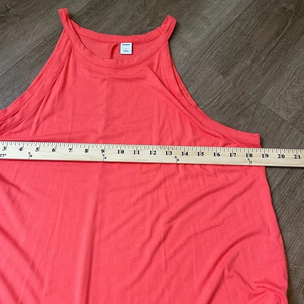 Old Navy Bundle Of 2 Jersey Knit Dresses ~ Teal & Coral ~ Women’s Size Large - Picture 16 of 16